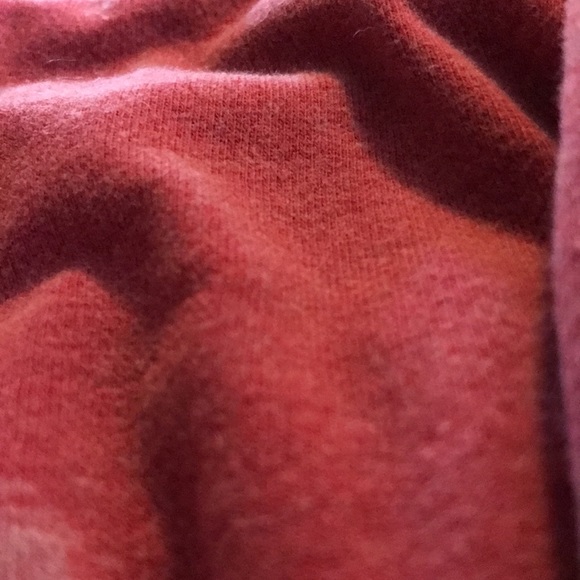 Hollister Malibu Tropical Graphic Brushed Cotton Muted Red Short Sleeve T-Shirt - Picture 2 of 11